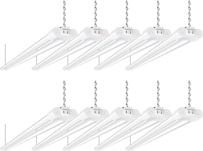 hykolity 10 Pack 4FT Linkable LED Shop Light by hykolity