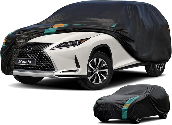 SUV Car Cover Custom Fit for Lexus RX 330 350 450 500, Waterproof All Weather by Molebt
