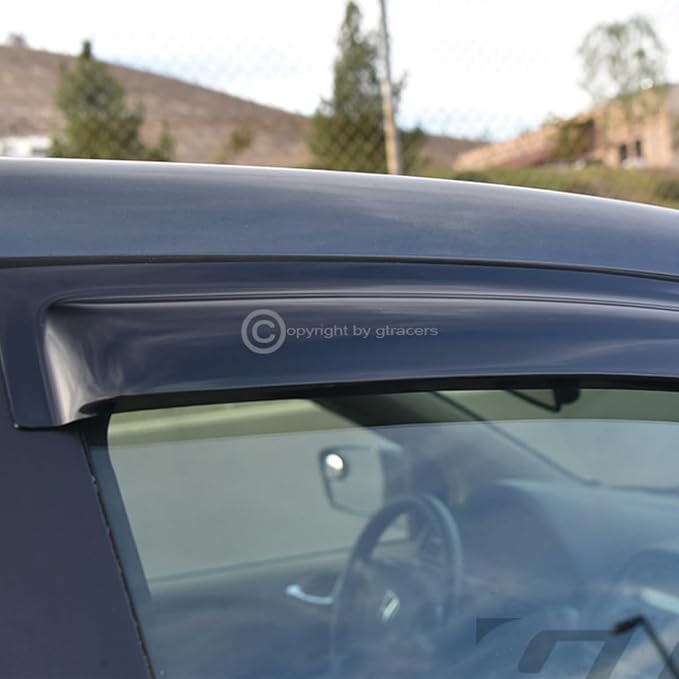 4pcs Front Rear Window Deflector Sun/Rain/Wind Guards Smoke Window Visors 07-13 - Image 5
