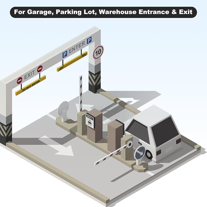 78" Parking Garage Height Clearance Bar - Image 4
