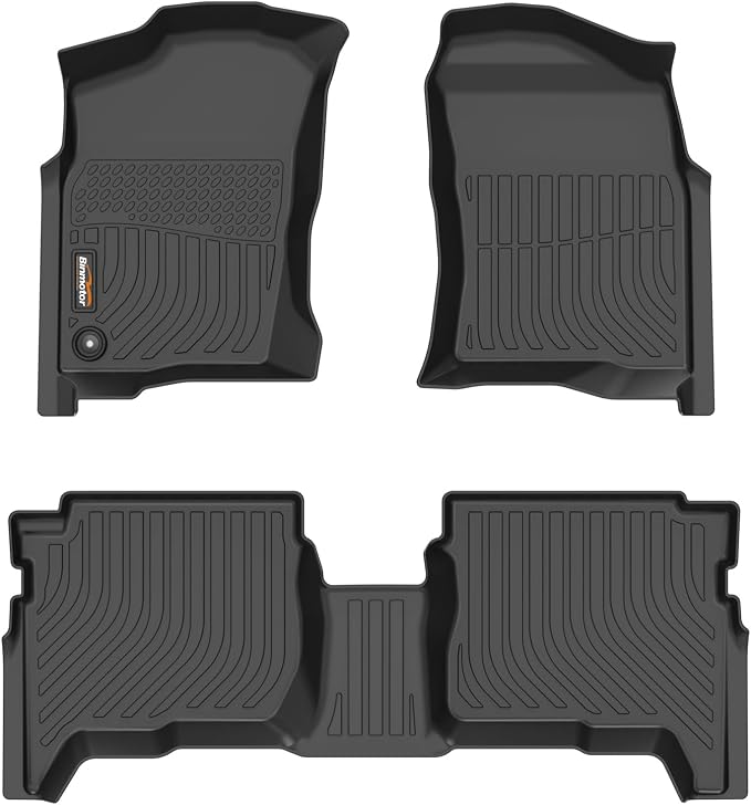 Binmotor-Floor Mats for Toyota 4Runner 1996-2002, 1st+2nd Row, TPE Rubber by VisittheBinmotor