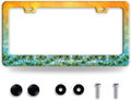 Palm Tree License Plate Frame Tropical Hawaii License Plate Frames Funny Auto by NINANMY