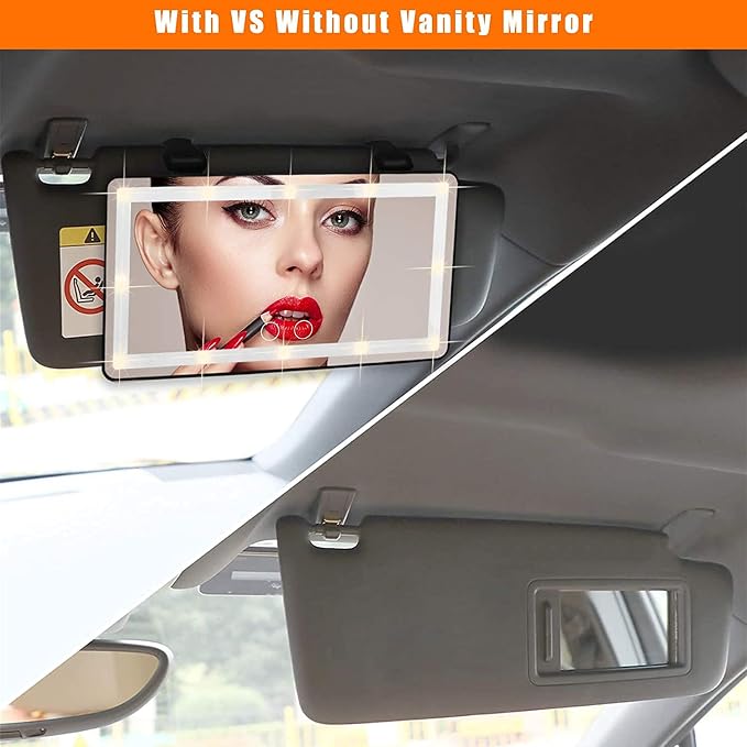 Car Sun Visor Vanity Mirror, Makeup Mirror - Image 2
