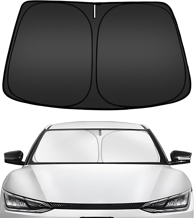 ARISMOTOR Windshield Sun Shade for Kia EV6 2022-2025 2026, Custom Fit Foldable by ARISMOTOR
