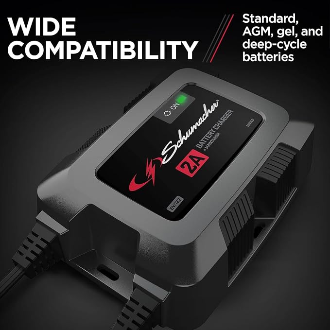 Schumacher Electric Fully Automatic 2A 6V / 12V Battery Charger & Maintainer - Image 4