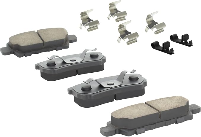 Premium Ceramic Rear Brake Pads Compatible - Image 2