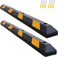 Heavy-Duty Parking Curb Wheel Stop by OranclUS