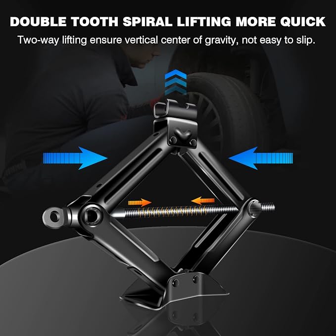Car Jack Kit, Scissor Jack, Scissor Lift Jack - Image 8