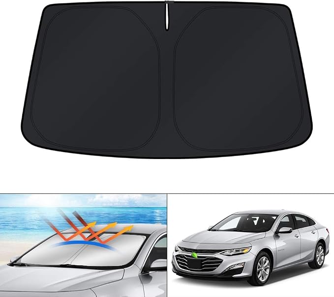 KUST Windshield Sun Shade for Chevrolet Chevy Malibu Accessories 2016-2024 2025 by KUST