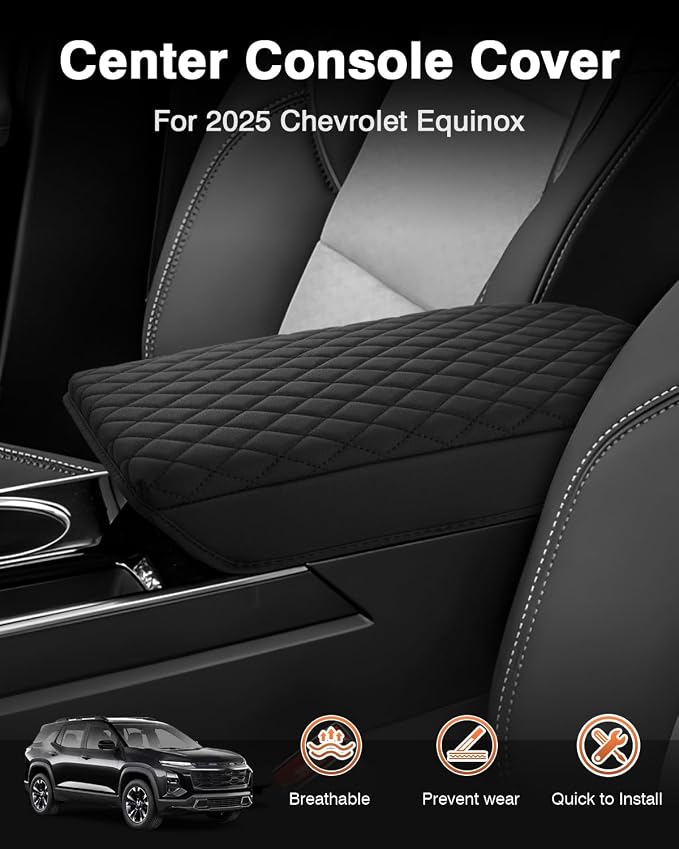 Shademax Center Console Cover for Chevy Equinox 2025 2026 Accessories, 2025 - Image 2