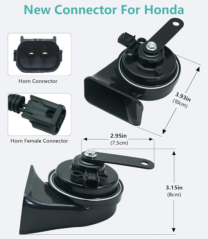 Car Horn Kit for New Honda Acura 12V Loud Waterproof Auto Horn, High Low Dual - Image 3