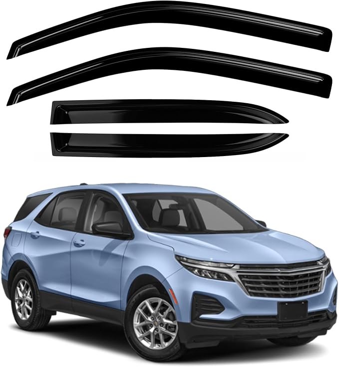 Window Guards Compatible with 2018-2024 Chevy Equinox Car Window Rain Guard by Unknown