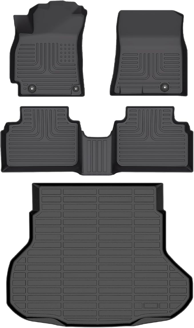 Wayhigh-All Weather Floor Mats and Cargo Liner Set Fit by Wayhigh