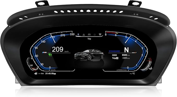 Speedometer Instrument for BMW E70 E71 2006-2013 CCC CIC，12.3 inch Linux System by PioowirkAutoNavi