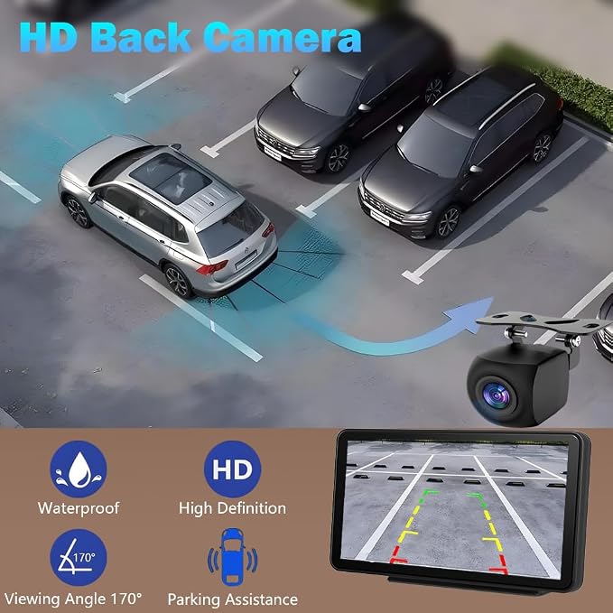 Wireless Carplay Screen for Car 7" Portable Apple Carplay & Android Auto Car - Image 5