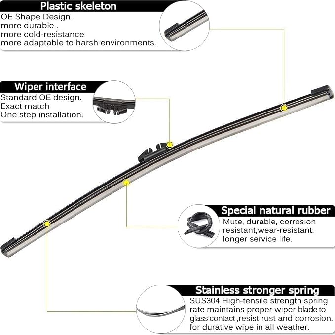 AUTOBOO 28"+28" Windshield Wipers - Image 8