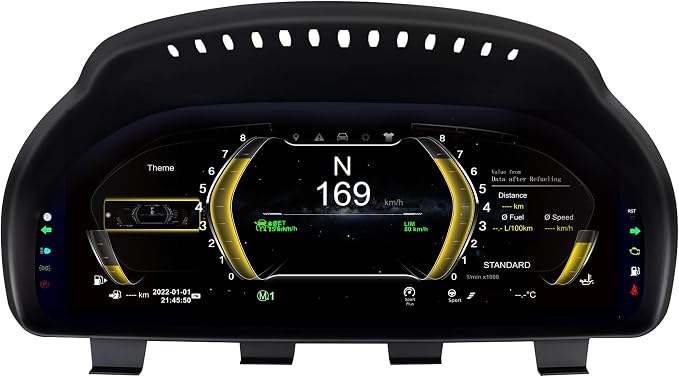 Speedometer Instrument for BMW F11 F18 2010-2017，12.3 inch Linux System by PioowirkAutoNavi