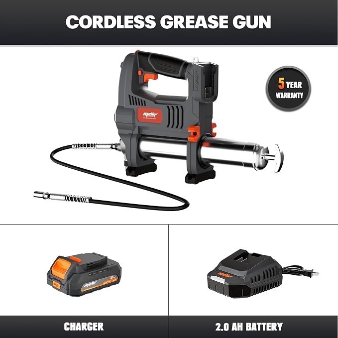 Mellif Cordless Power Grease Gun Compatible - Image 2