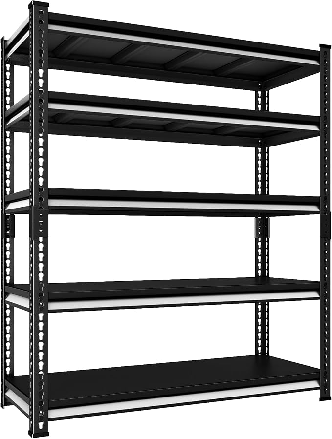 48" W Garage Shelving Heavy Duty, 2800LBS Loads Adjustable Garage Storage - Image 7