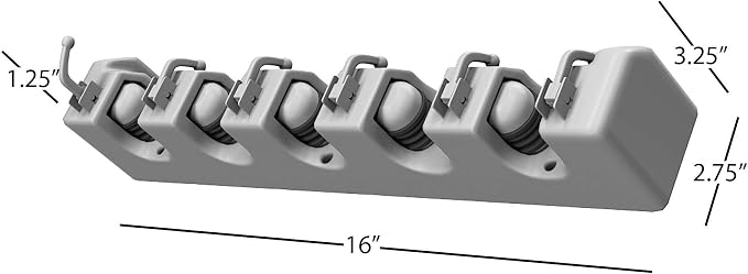 Wall Organizer with Adjustable Slots and Hooks - Image 2