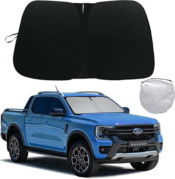 2025 Upgrade Front Windshield Sun Shade Foldable Ford Ranger Sun Shade Foldable by GZSH