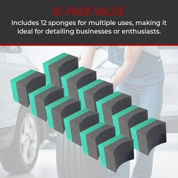 Hi-Tech Tire Dressing Applicator 12 Pack - Image 6