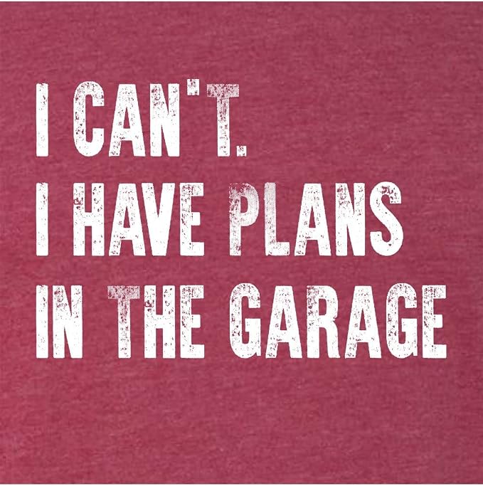 Go All Out Adult I Can't I Have Plans in The Garage Funny Dad Gift Deluxe Soft - Image 3