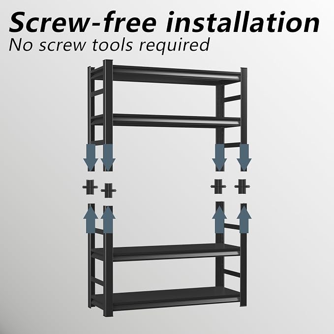 Thickened Steel Structure Multi-Functional Storage Shelves Load Capacity 500 - Image 4