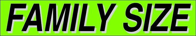 Ez-line Vinyl Windshield Stickers 3 Dozen 15 Inch Chartreuse Slogan Dealership - Image 3