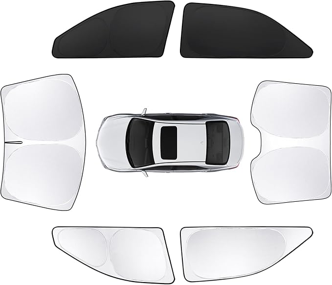 6pcs Car Window Shades for Toyota Camry 2007-2011 Accessories, Windshield Side by Unknown