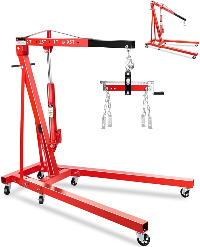 2-Ton Folding Engine Hoist by GarveeTech
