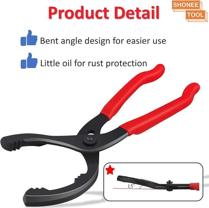 Oil Filter Wrench, Automotive Oil Filter Removal Tool - Image 5