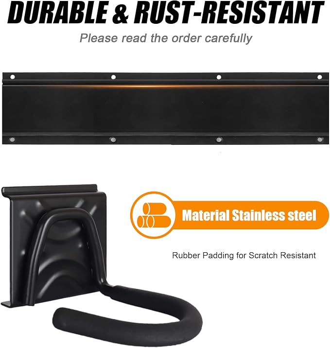 Bike Storage Rack Wall Mount Garage Hanger - Image 4