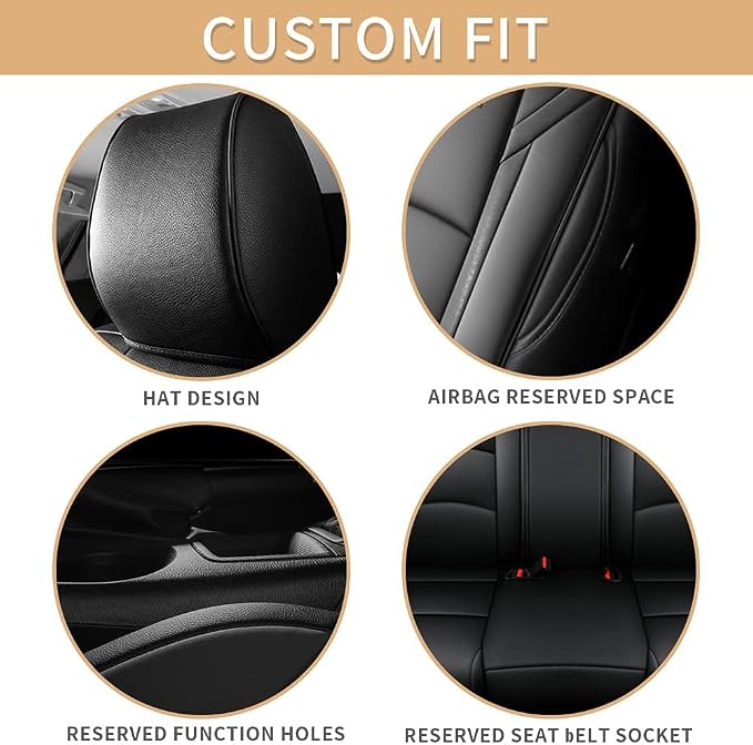 Car Seat Covers Fit for Mazda 3 2014 2015 2016 2017 2018 - Image 6