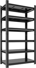 Metal Garage Shelving Unit, Heavy Duty 6-Tier Adjustable Storage Rack, Steel by Notmise