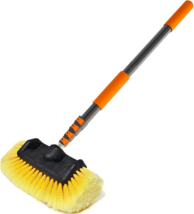 12FT Car Wash Brush with Long Handle, Car Cleaning Brush with 12 Inch Soft by LAANPOLE