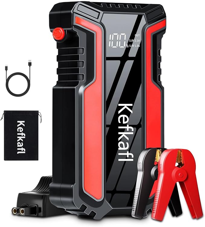 Car Jump Starter 3000A, Car Battery Jump Starter by Kefkafl
