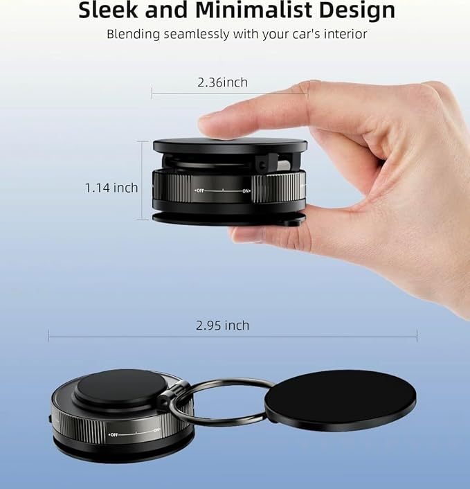 Super Strong Magnetic N52 car Phone Holder, 3-axis Folding, 360° Multi-Angle - Image 9