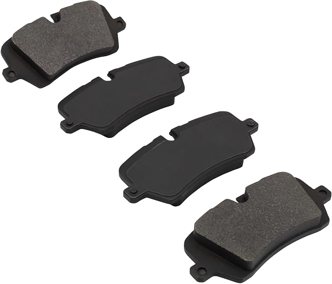 Premium Semi-Metallic Rear Brake Pads Compatible - Image 2