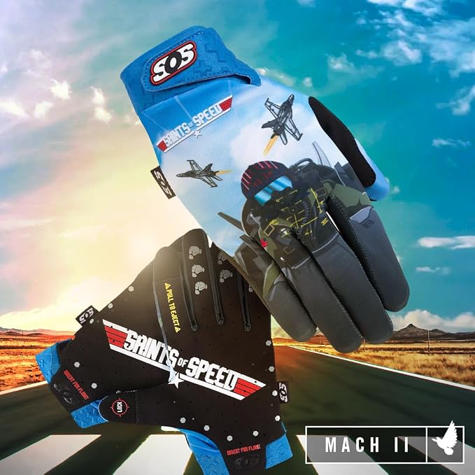 Saints of Speed Dirt Bike Gloves – Motocross, Mountain Bike, Motorcycle - Image 4