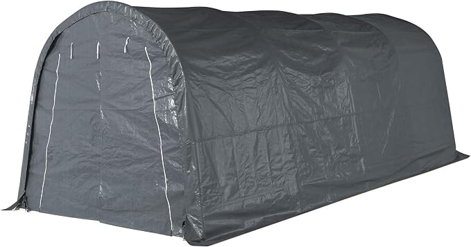 SUNBURY Carport, Round Portable Garage, Outdoor 13x20 ft Heavy Duty Carport - Image 6