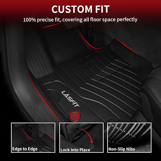 LASFIT Floor Mats & Cargo Mat for Mercedes Benz GLE SUV 2020-2026 350/450 / - Image 2