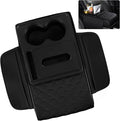 5 in 1 Car Armrest Storage Box for Center Console, Armrest Cushion Cover for Car by SCEDREAM