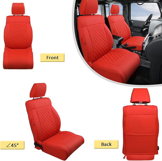 GIANT PANDA Customized Full Set Car Seat Covers - Image 5