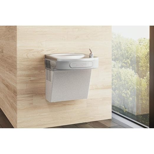 Elkay Cooler Wall Mount ADA Non-Filtered Non-Refrigerated Light Gray Granite - Image 2