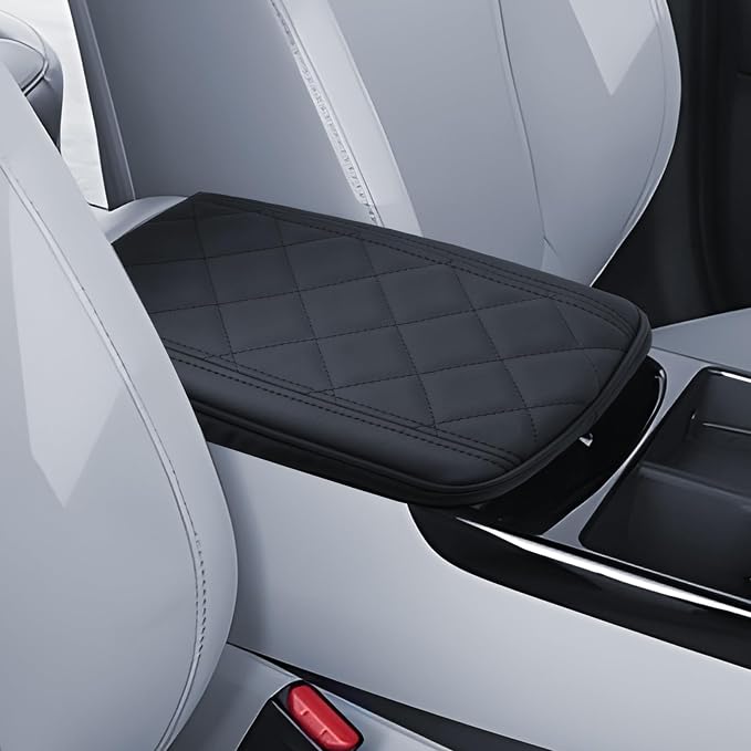 Armrest Cover for Hyundai Tucson 2025 Accessories Center Console Middle Lid Pad by LANTU