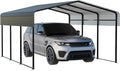 Metal Carport 10 x 15 FT with Heavy Duty Frame & Galvanized Steel Roof by NUGRIART