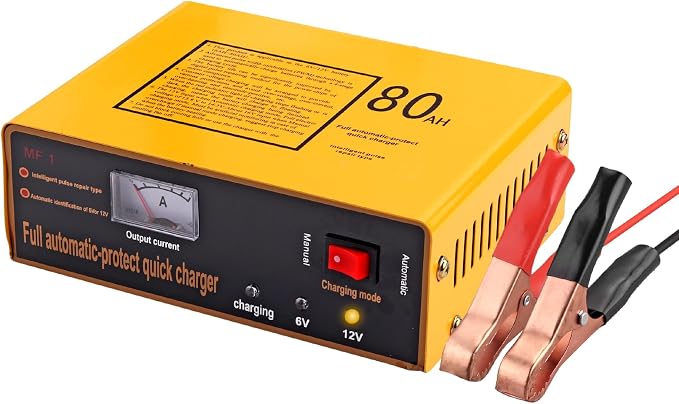 6V 5A and12V 8.5A Car Battery Charger, Smart Battery Trickle Charger Maintainer by AUTTGINN