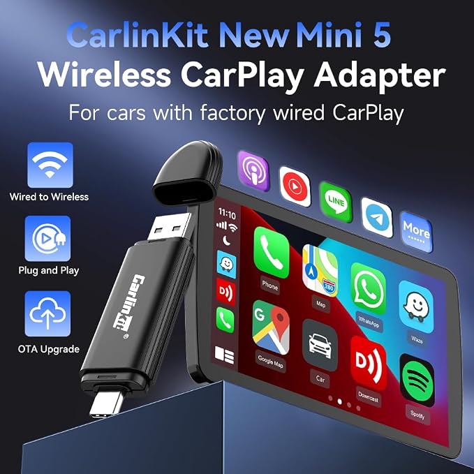 CarlinKit CarPlay Wireless Adapter MiNi SE 2025 - Image 7
