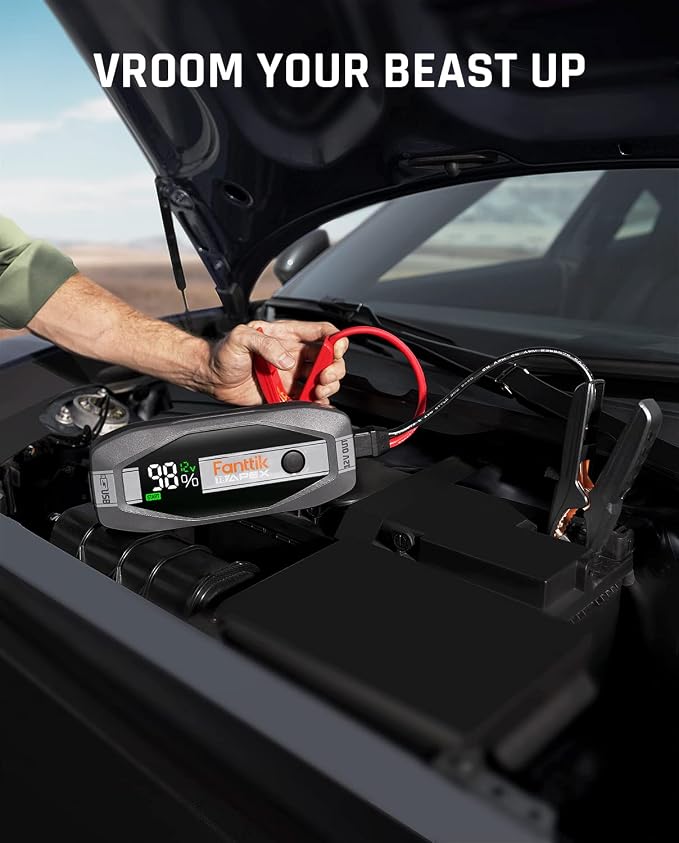 Fanttik T8 APEX 2000 Amp Jump Starter, 20000mAh Car Battery Pack - Image 8